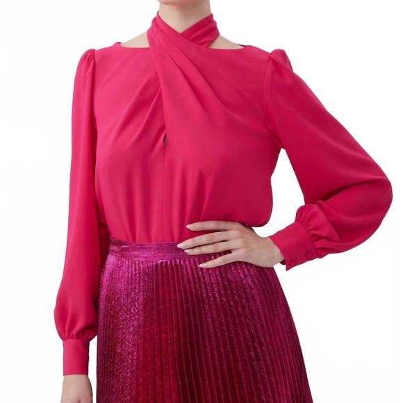 NEW TRINA TURK kanai top in fushia